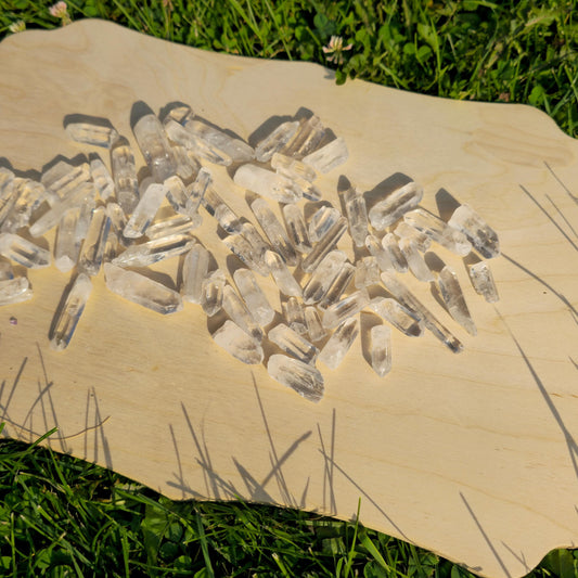 Raw Clear Quartz Crystal Points: Healing, Jewelry Making