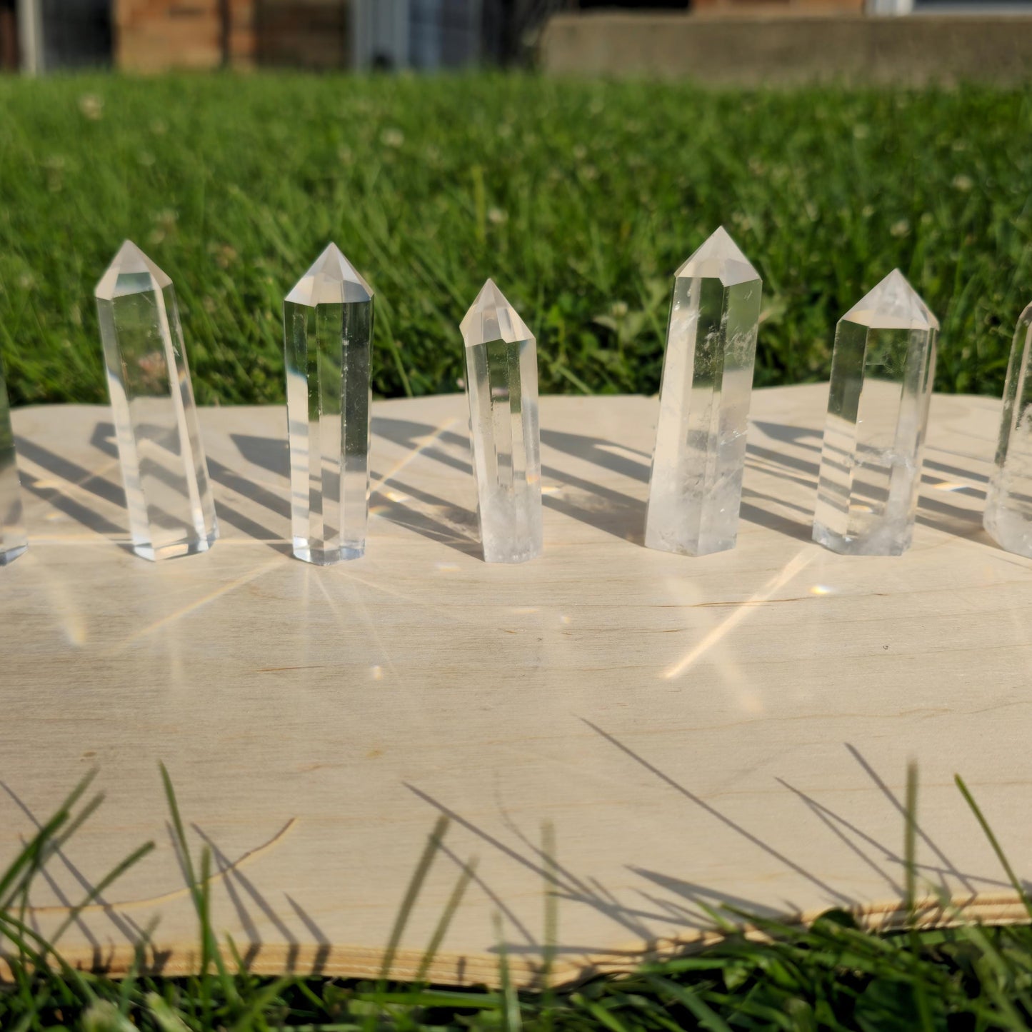 Clear Quartz Crystal Tower: Natural Healing Stone (30g-60g