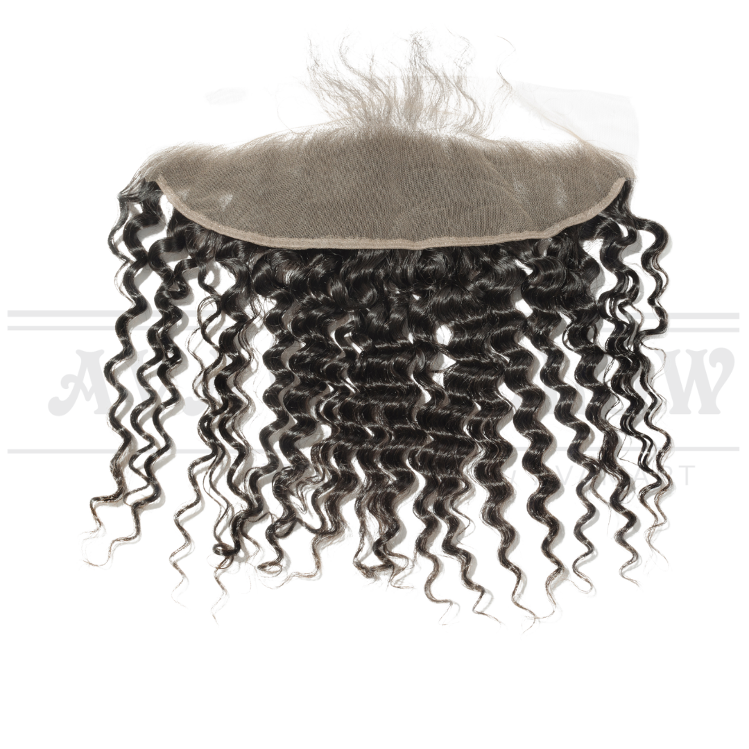 13*4 Deep Wave 100% Human Hair Lace Frontal