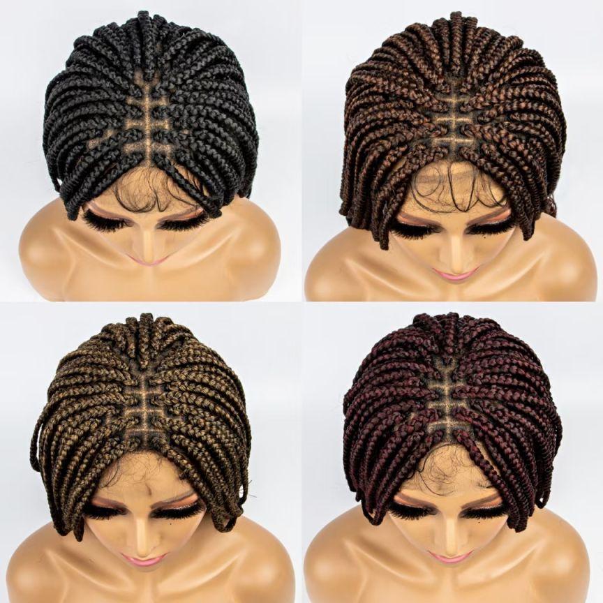 Full Lace Braided Wig: Kanekalon Synthetic Hair, 30 Inch