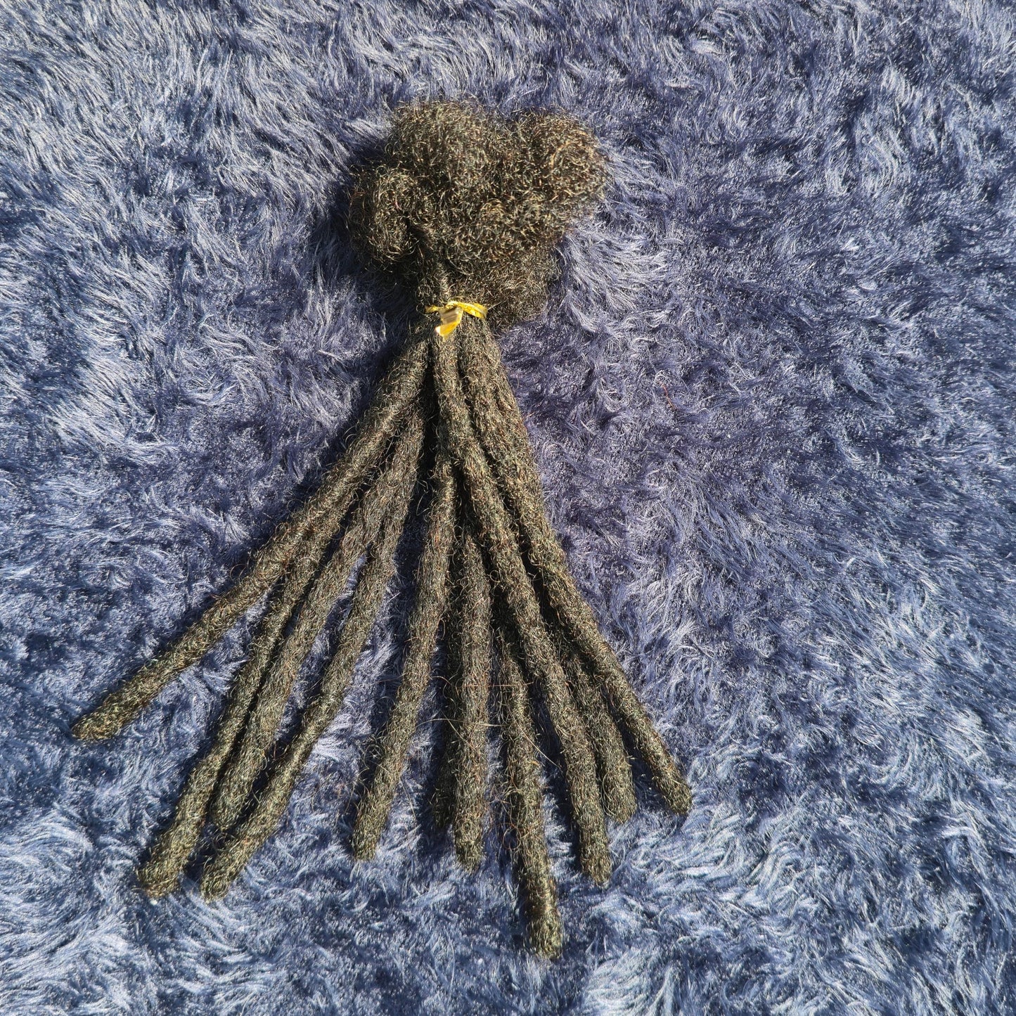 Natural Human Hair Dreadlock Extensions Traditional Locs Installation Locks for Men and Women 0.6, 0.8cm, 1.0cm