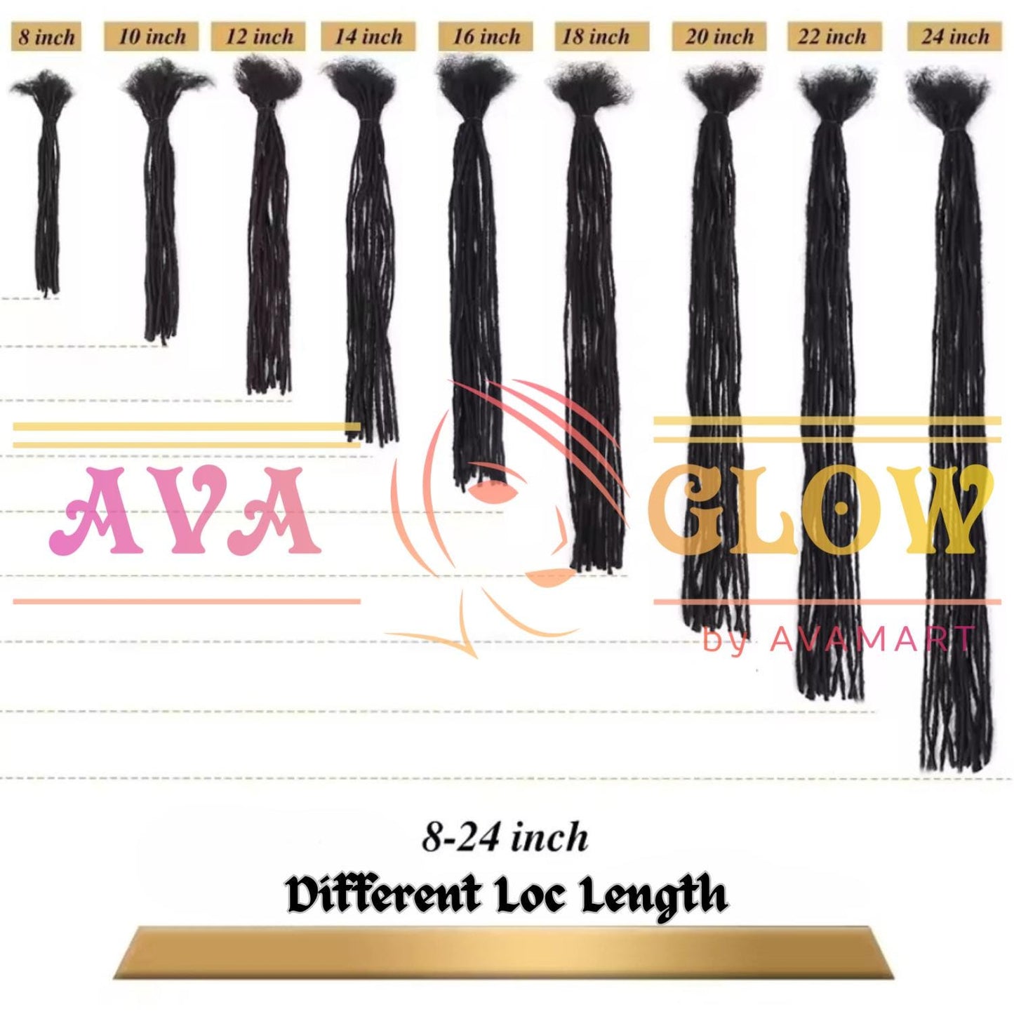 100% Human Hair Microlocs Extension, Locs Extensions, Sisterlocs, Curly Locs, Natural Black Color