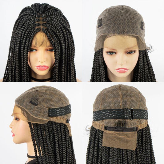 Full Lace Braided Wig: Kanekalon Synthetic Hair, 30 Inch