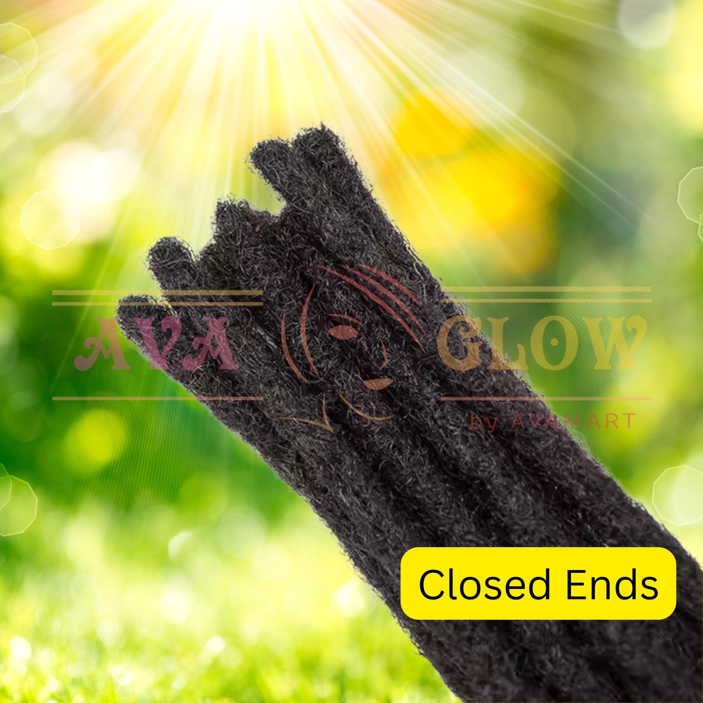 Natural Human Hair Dreadlock Extensions Traditional Locs Installation Locks for Men and Women 0.6, 0.8cm, 1.0cm