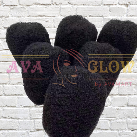 Afro Kinki Human Hair Bulk: Microlocs, Microtwists, Microbraids - 50g
