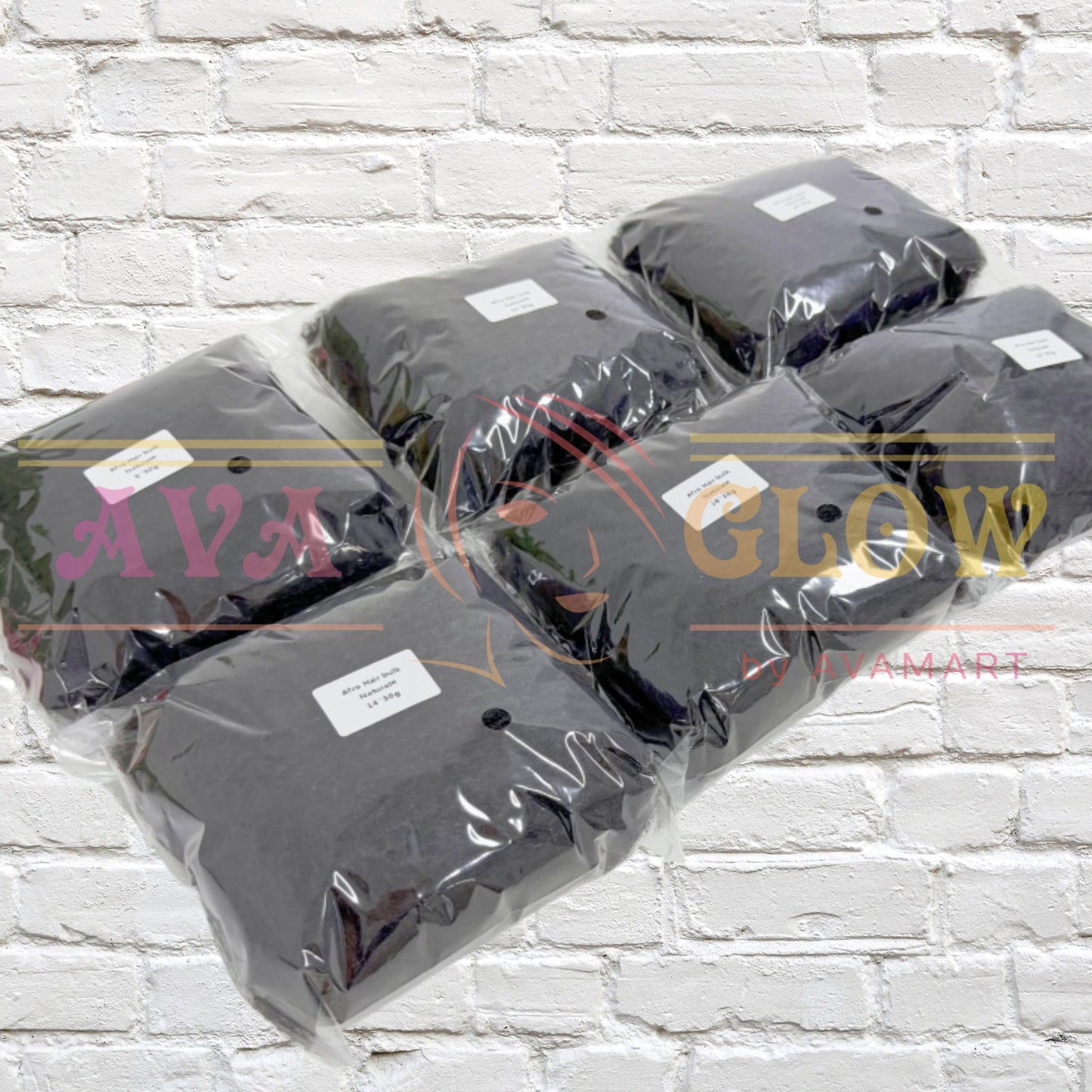 Afro Kinki Human Hair Bulk: Microlocs, Microtwists, Microbraids - 50g