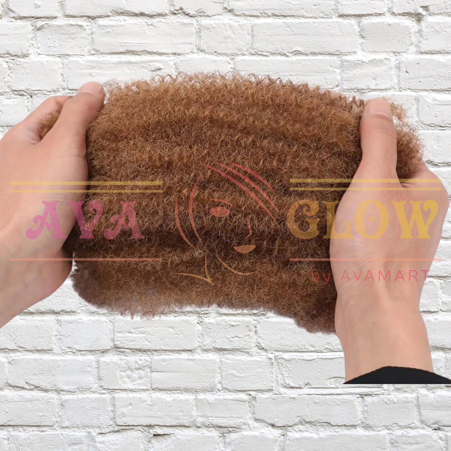 Afro Kinkys Human Hair Bulk, for natural Twist hairstyles, Spring Twist, Crochet Braids (3 Packs) Colors 33, 30, 4, 350, 613, Salt & Pepper