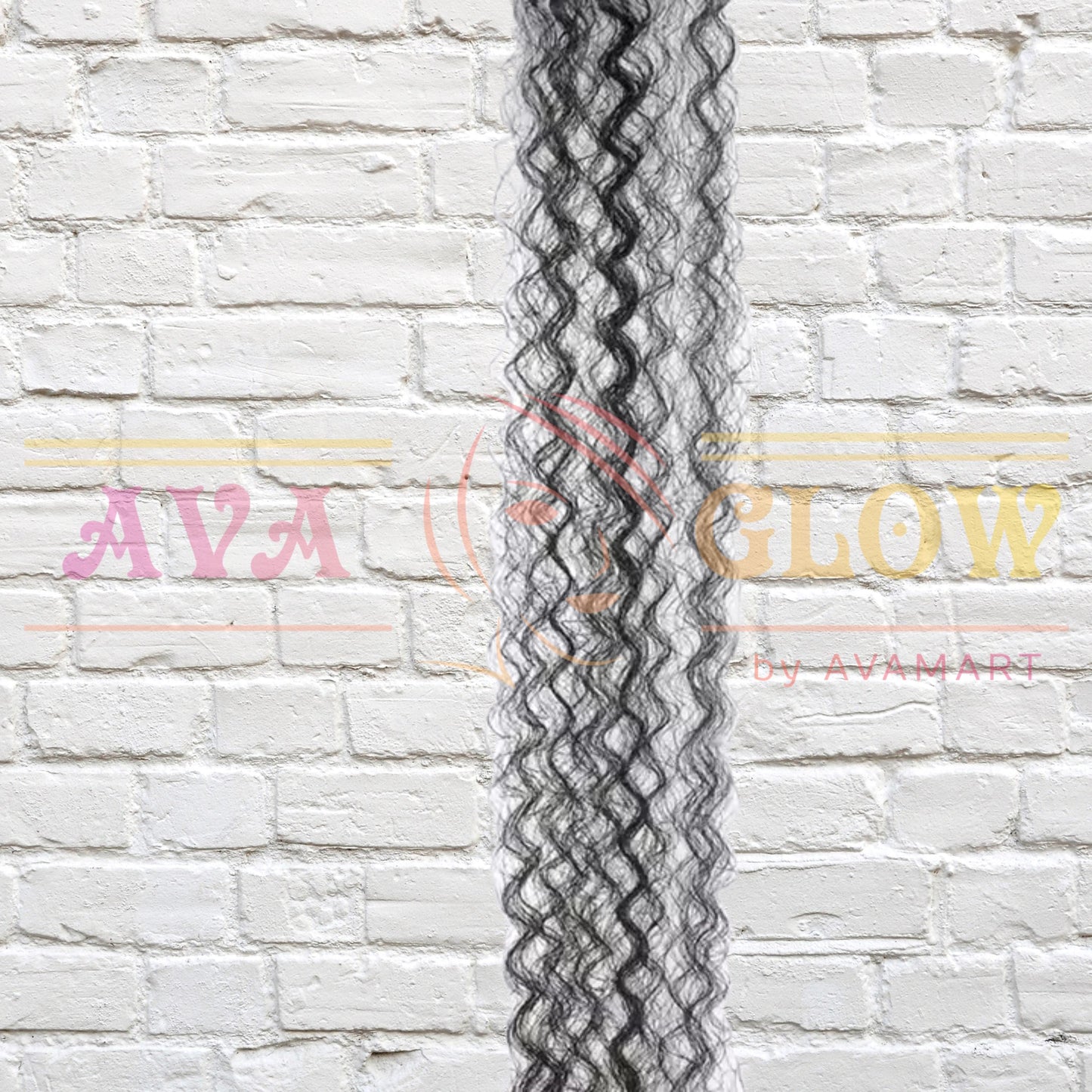 Afro Kinkys Human Hair Bulk, for natural Twist hairstyles, Spring Twist, Crochet Braids (3 Packs) Colors 33, 30, 4, 350, 613, Salt & Pepper