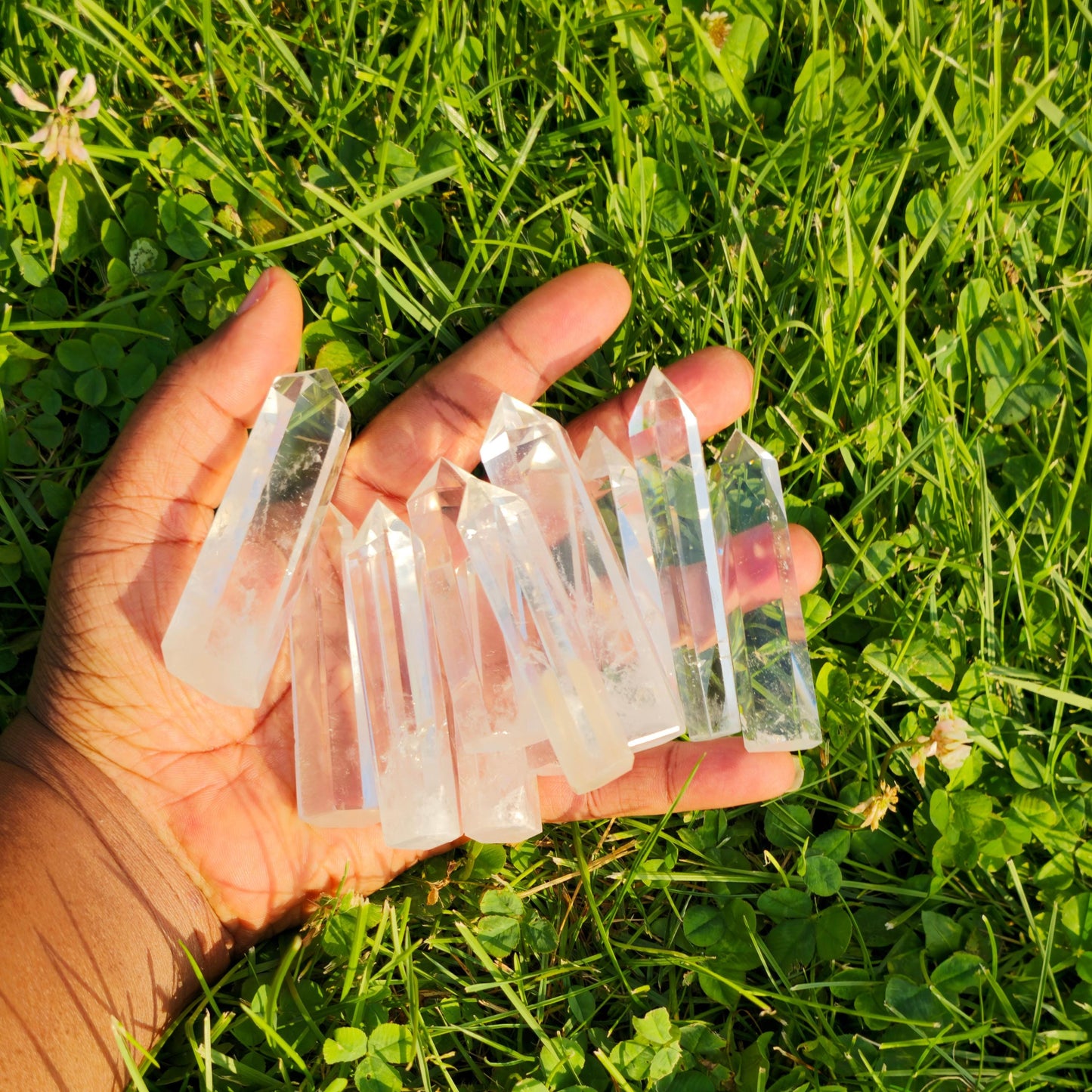 Clear Quartz Crystal Tower: Natural Healing Stone (30g-60g