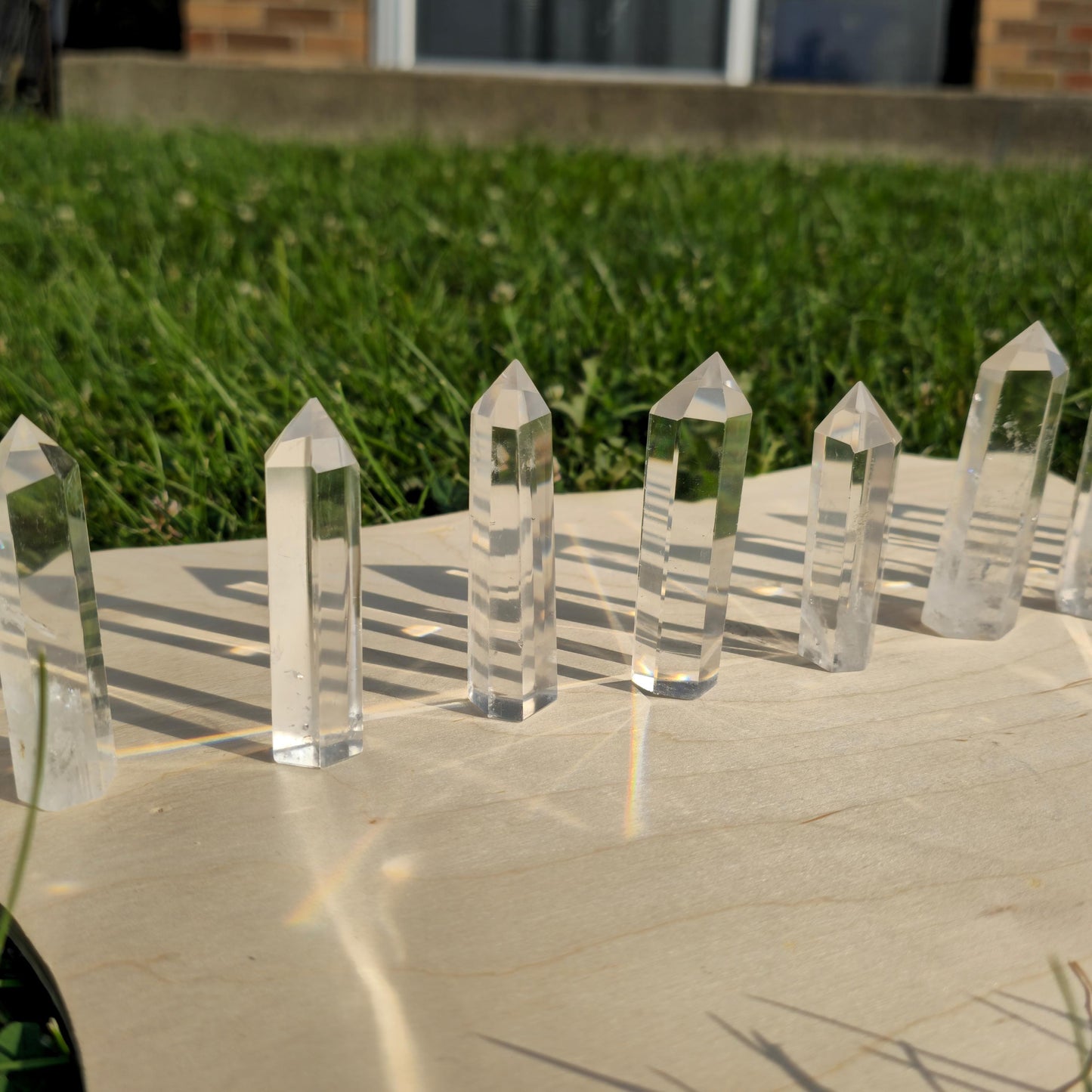 Clear Quartz Crystal Tower: Natural Healing Stone (30g-60g