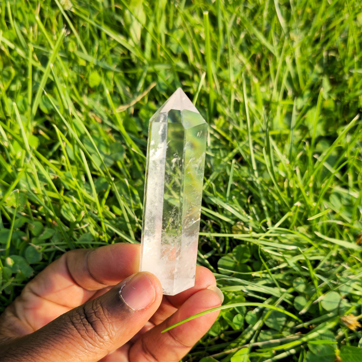 Clear Quartz Crystal Tower: Natural Healing Stone (30g-60g