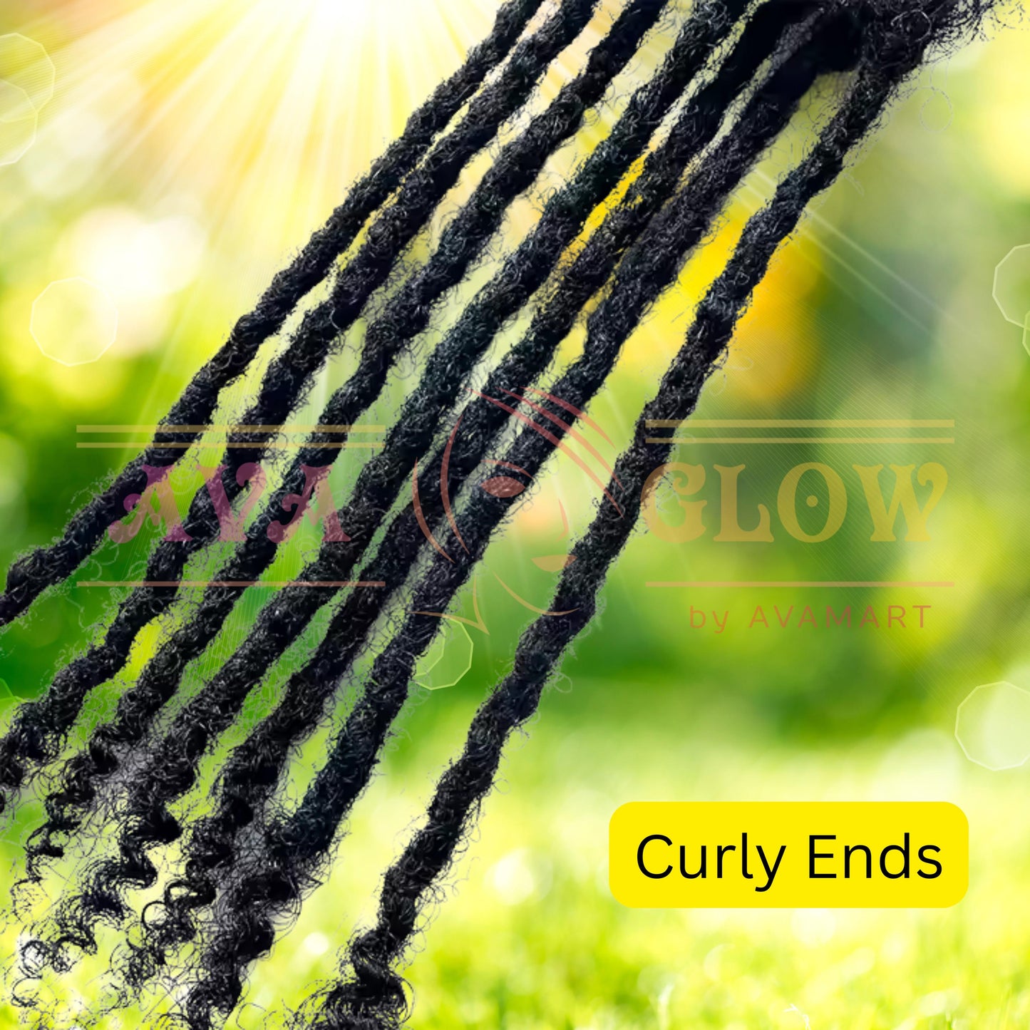 Natural Human Hair Dreadlock Extensions Traditional Locs Installation Locks for Men and Women 0.6, 0.8cm, 1.0cm
