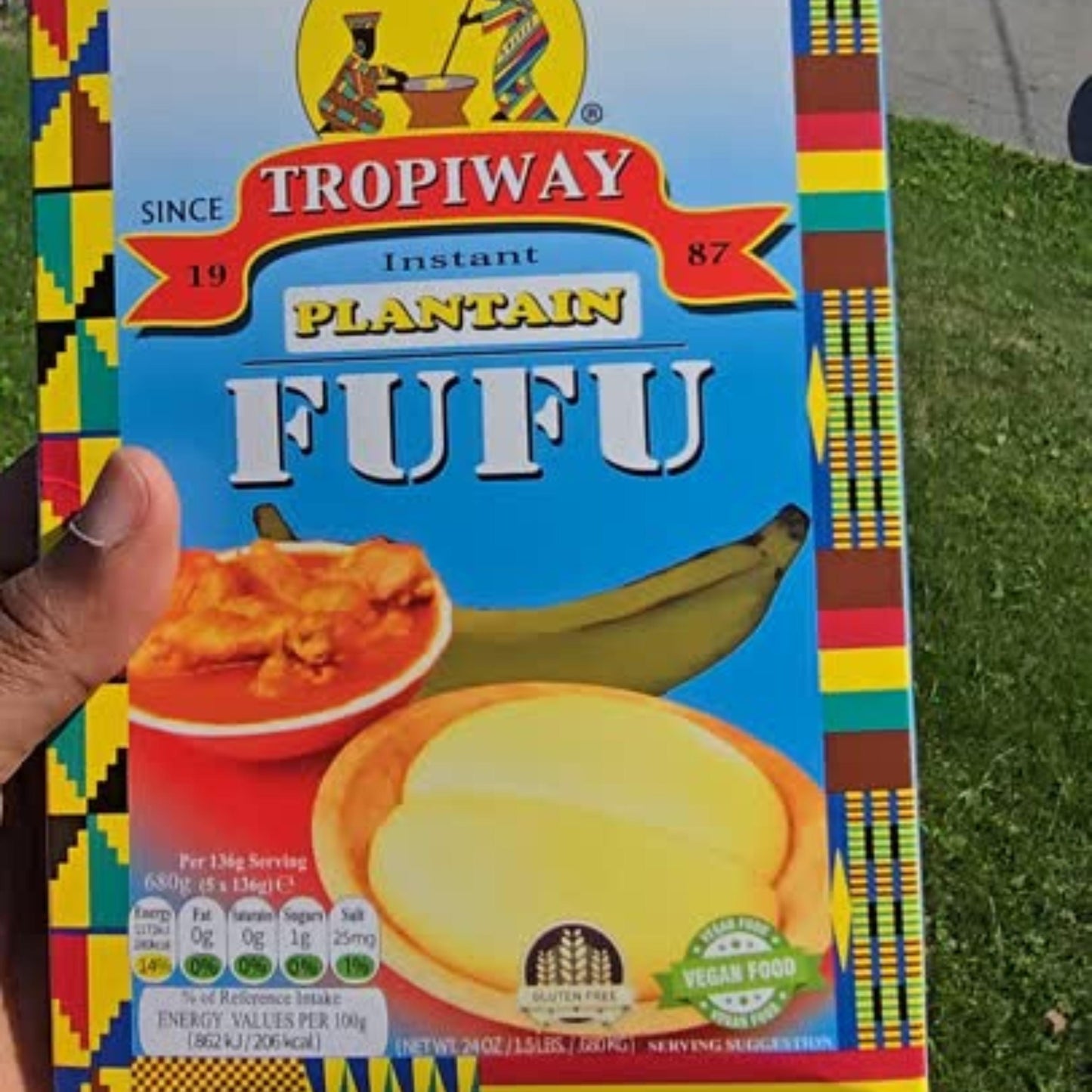 Tropiway Plantain & Cocoyam Fufu Flour - 680g