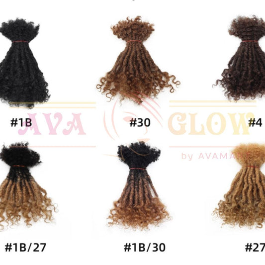Handmade Textured Human Hair Dreadlock Extensions: Lisa Locs 0.8cm