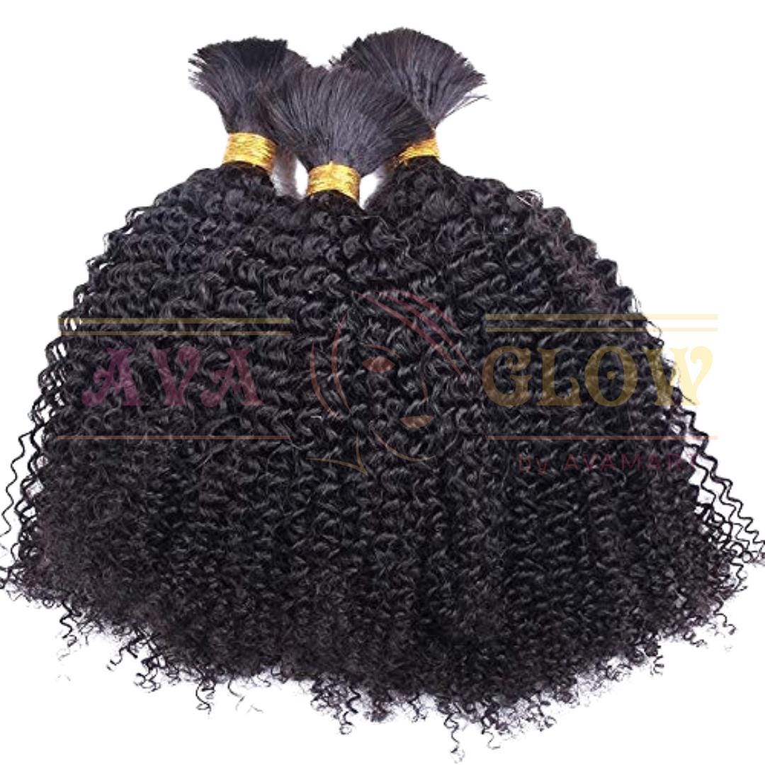 Boho Curls Human Hair Bundles for Braiding, Curly hair for Locs, Deep wave, Pixie Curly, Burmese,Kinki Curly hair extensions 12 to 30 inches