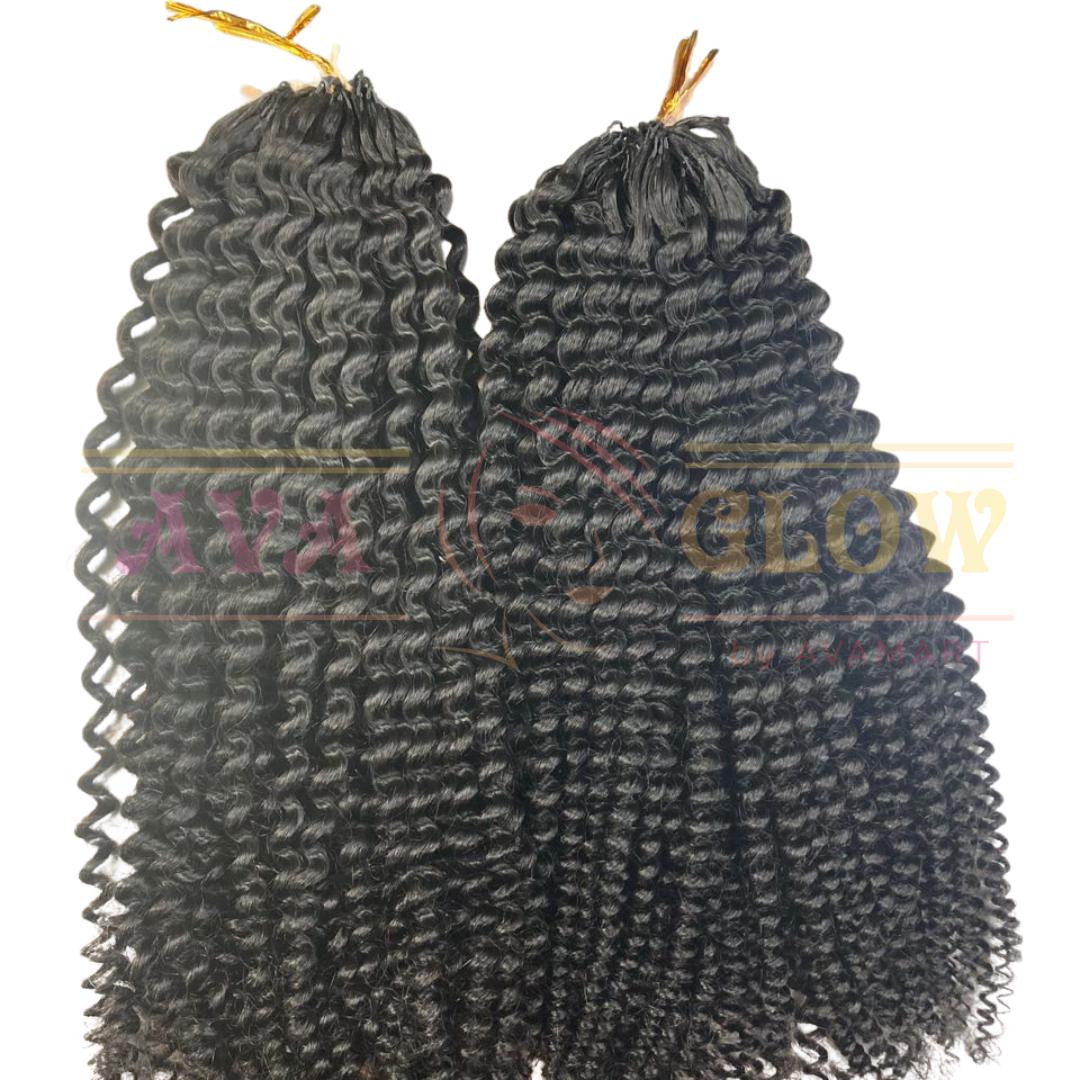 Crochet Human Hair Bundles for Braiding, Curly hair, Deep wave, Pixie Curly, Burmese, Kinki Curly hair extensions 100g 12 to 30 inches