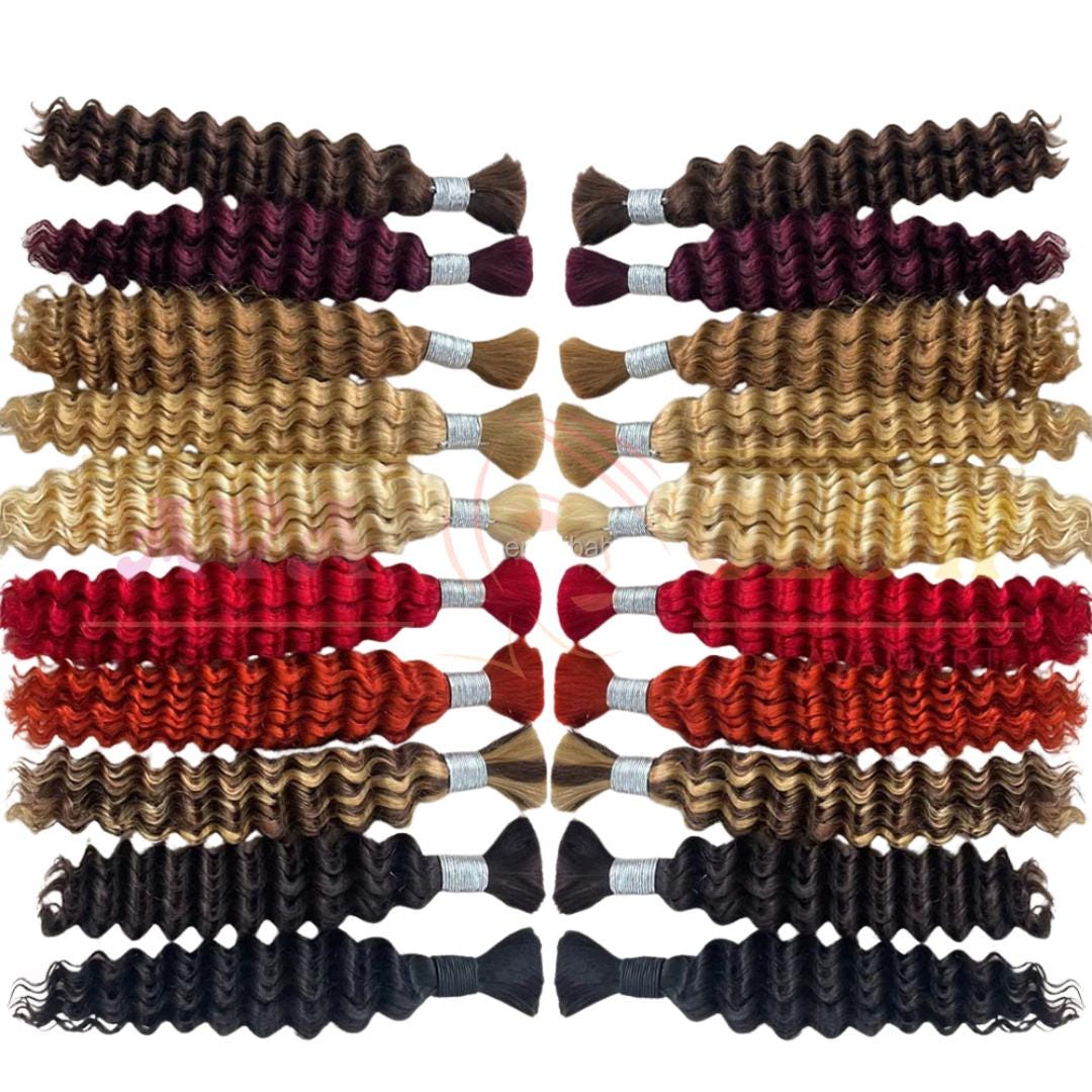 Boho Curls Human Hair Bundles for Braiding, Curly hair for Locs, Deep wave, Pixie Curly, Burmese,Kinki Curly hair extensions 12 to 30 inches