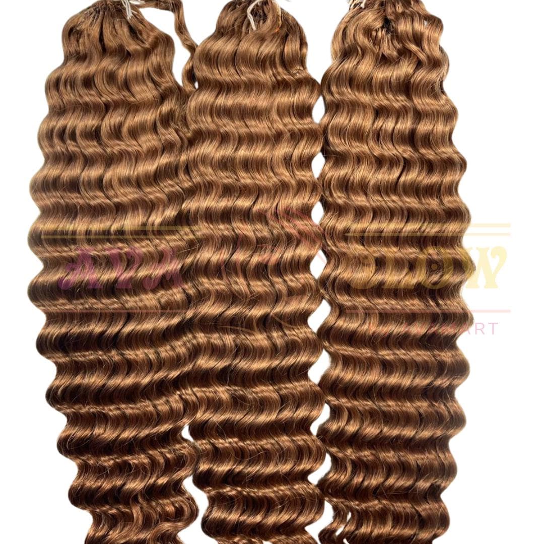 Crochet Human Hair Bundles for Braiding, Curly hair, Deep wave, Pixie Curly, Burmese, Kinki Curly hair extensions 100g 12 to 30 inches