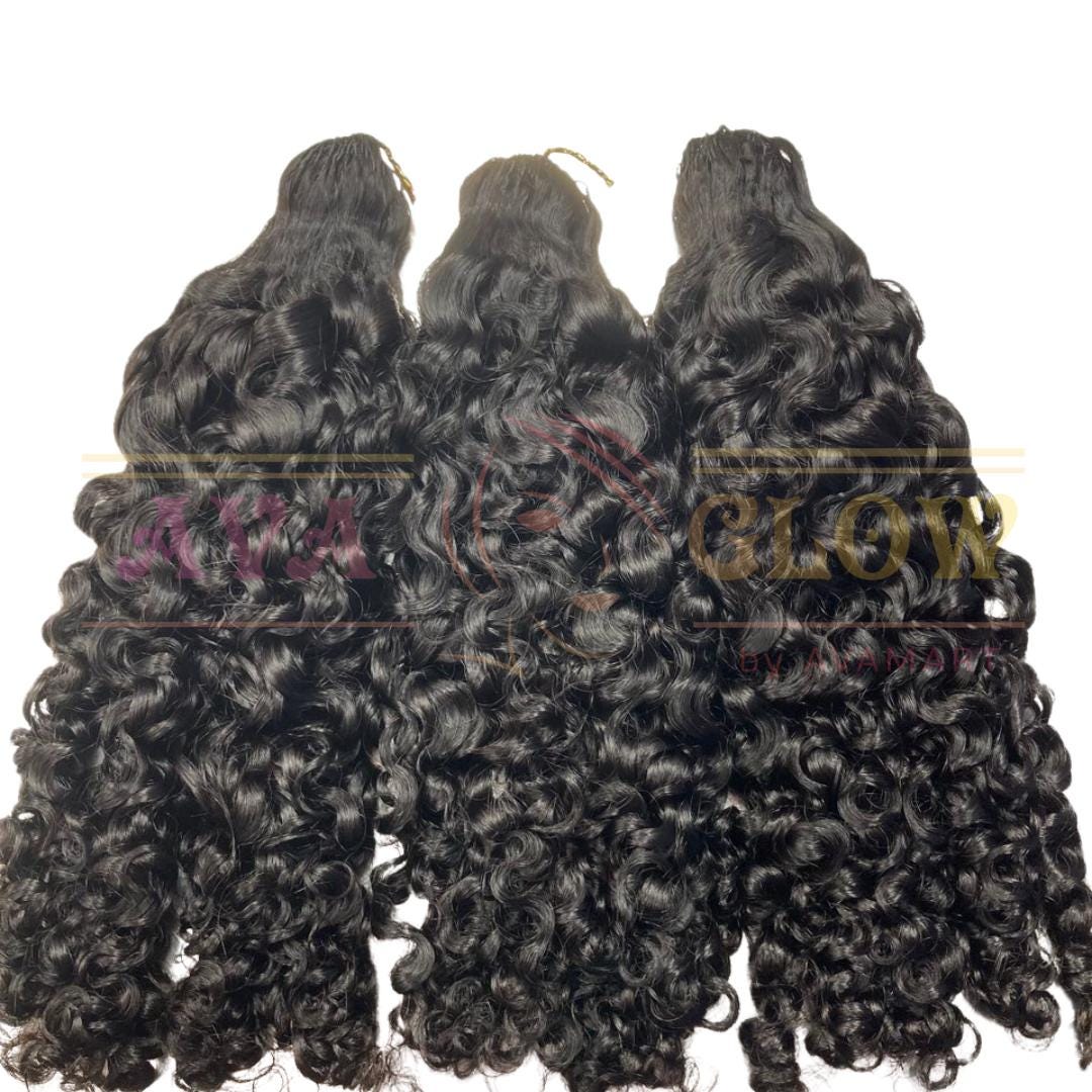 Crochet Human Hair Bundles for Braiding, Curly hair, Deep wave, Pixie Curly, Burmese, Kinki Curly hair extensions 100g 12 to 30 inches