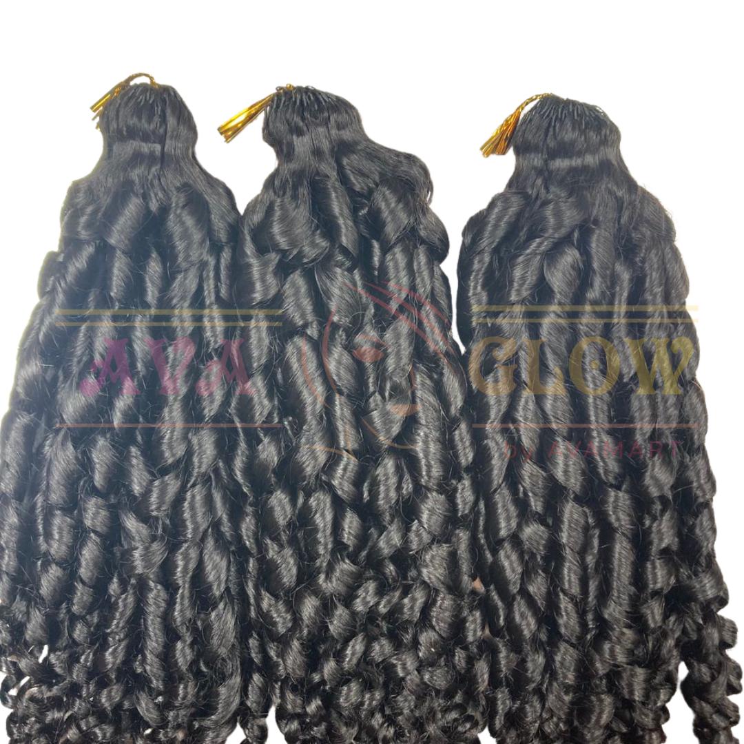 Crochet Human Hair Bundles for Braiding, Curly hair, Deep wave, Pixie Curly, Burmese, Kinki Curly hair extensions 100g 12 to 30 inches
