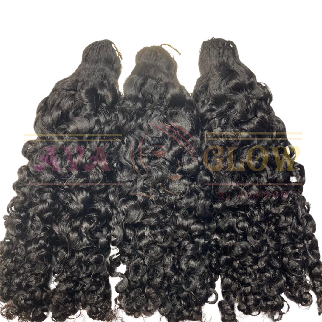 Crochet Human Hair Bundles, Curly hair, Deep wave, Pixie Curly, Burmese, Kinki Curly hair extensions 100g 12 to 30 inches
