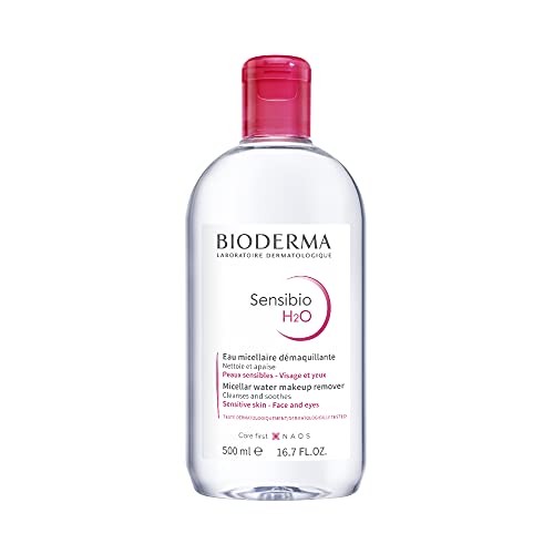 Bioderma Sensibio H2O Soothing Micellar Cleansing Water And Makeup Remover, 500 ml (Pack of 1)