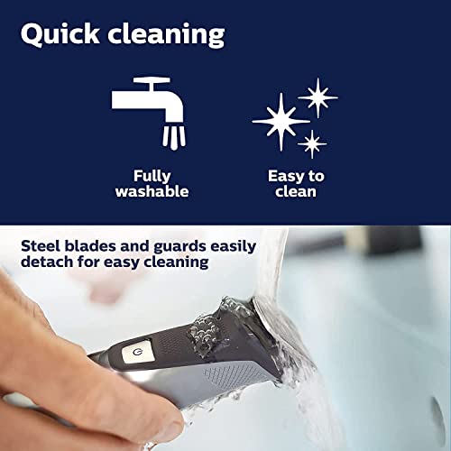 Philips Multigroom Series 7000, Cordless Wet & Dry with 19 Trimming Accessories, DualCut Technology, Lithium-Ion and Storage Bag, MG7770/18