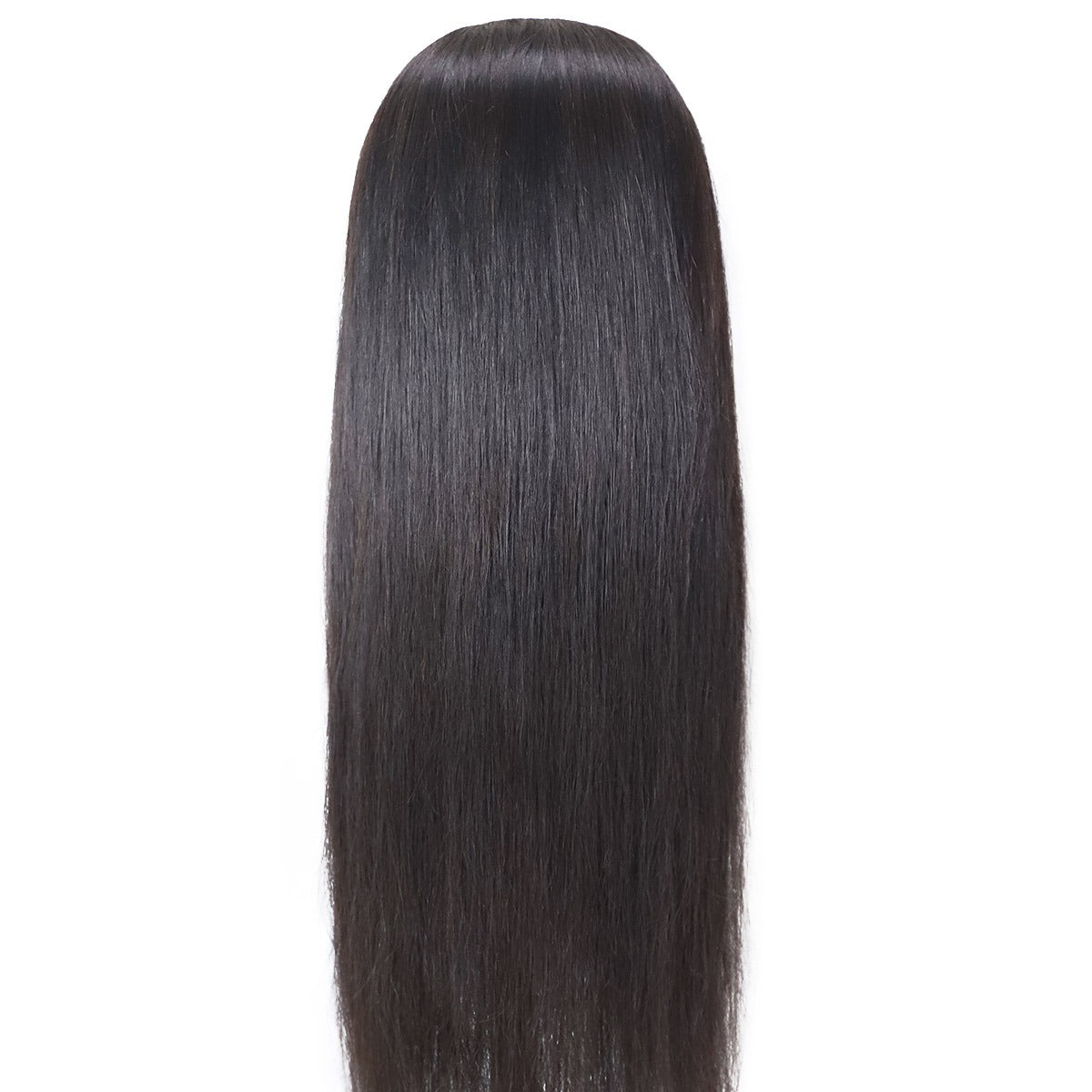 Glueless Human Hair Lace Frontal Straight Hair Pre-Plucked 180% Density Wig