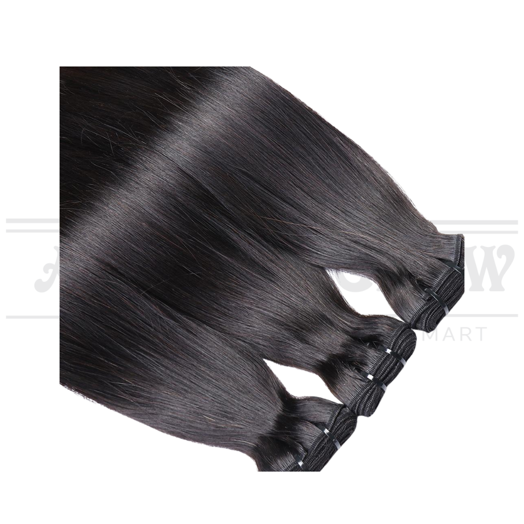 Double Drawn Bone Straight Human Hair