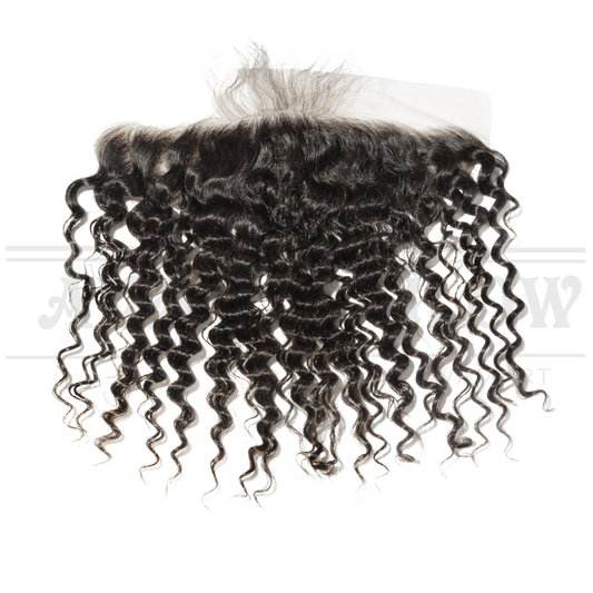 13*4 Deep Wave 100% Human Hair Lace Frontal