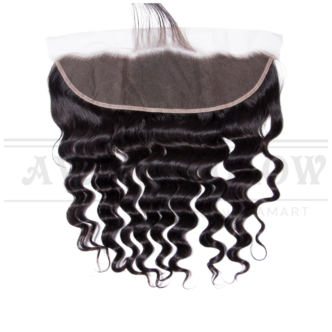 13*4 Virgin Loose Wave 100% Human Hair Lace Frontal