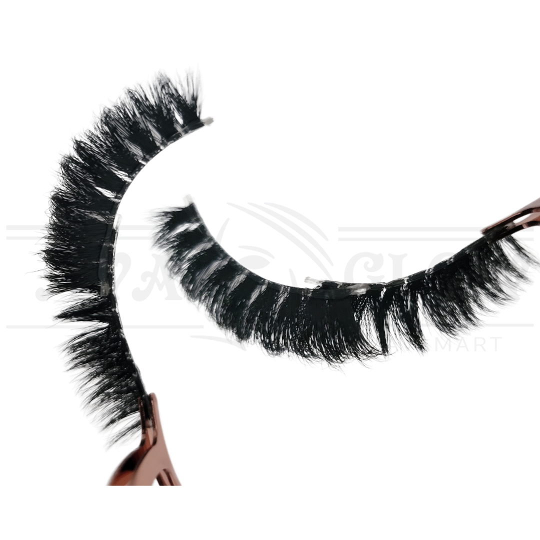 Premium Quality Mink Eyelashes Invisible Band Clear Band - TM01